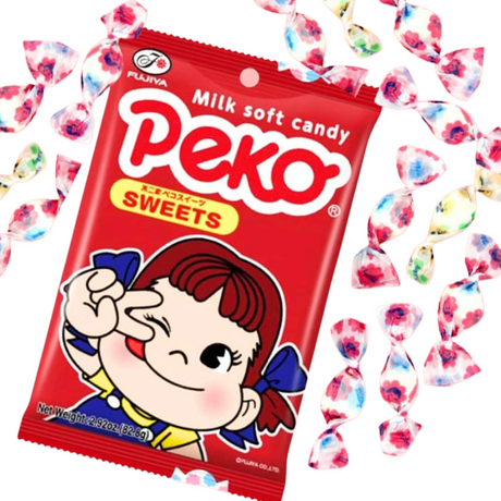 Fujiya Peko Sweets Milk Soft Candy 82.8g