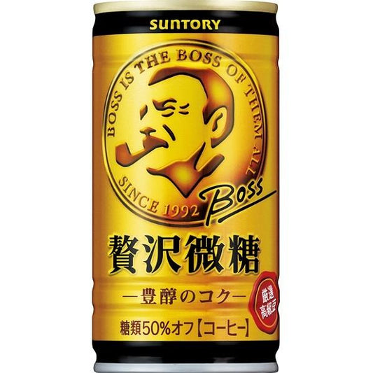 Suntory Boss Less Sugar Coffee 185ml