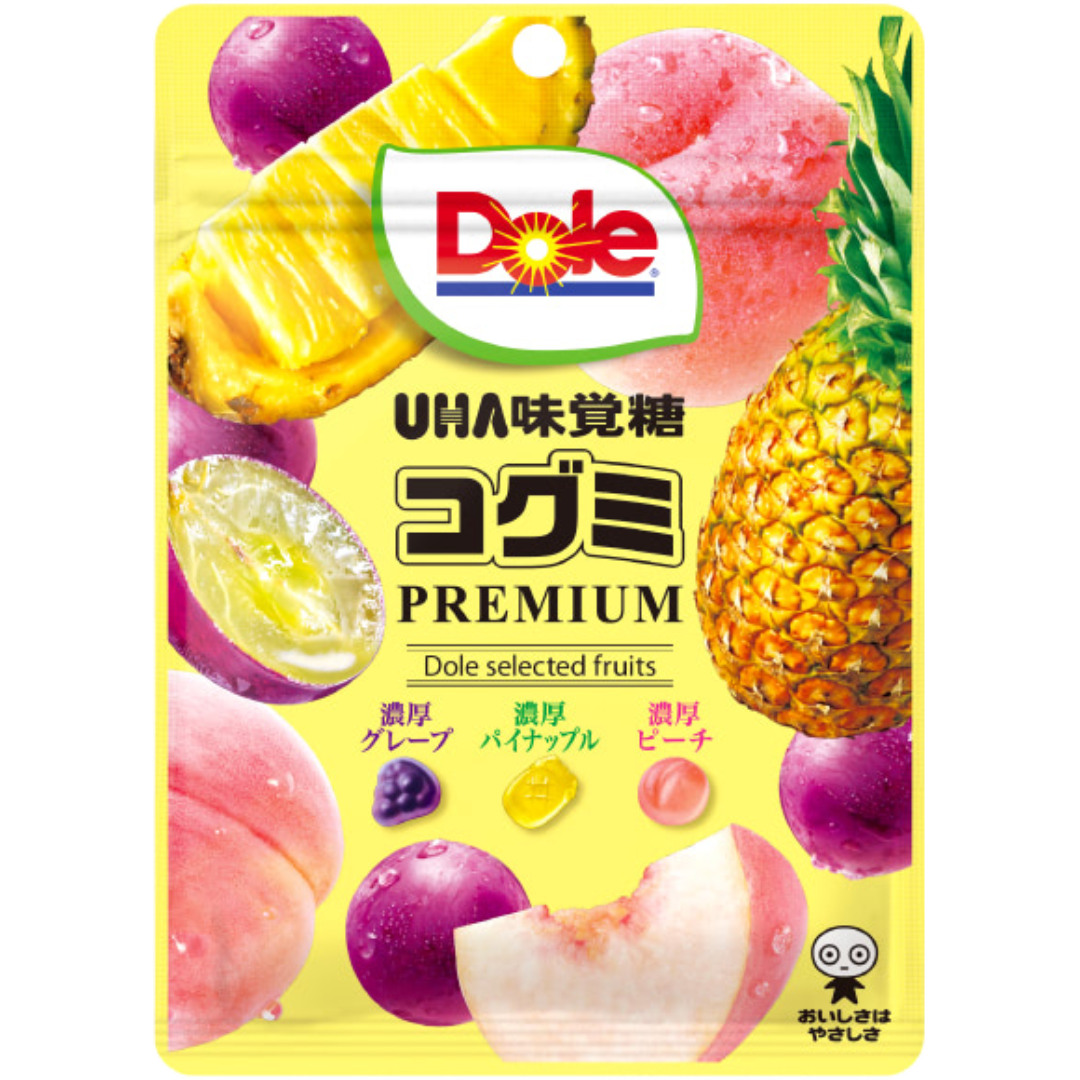 UHA Kogumi Premium Dole Selected Fruits Gummy 67g