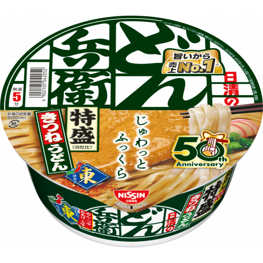Nissin Donbei Kitsune Udon Tokumori Big Size East Style 131g