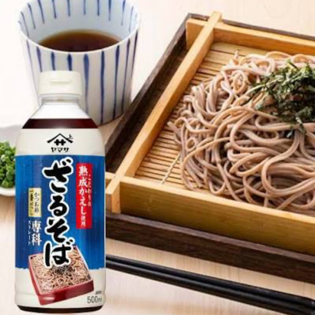 Yamasa Zaru Soba Senka Straight Japanese Noodle Soup Base 500ml