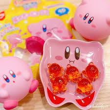 Bandai Amos Kirby 4D Figummy Peach Fruit Gummy 33g
