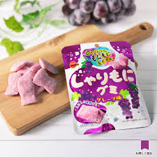 Bourbon Shari Moni Grape Flavor Gummy Candy 57g
