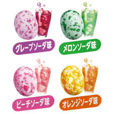 Nobel Gummy Egg Assorted Fruit Soda Flavors Crunchy Candy 40g