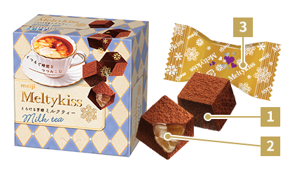 Meiji Meltykiss Milk Tea Chocolate 53g