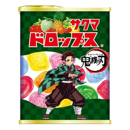 Sakuma Drops Fruit Candy Tin – Demon Slayer Edition 71g