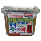 Marukome Ryotei no Aji Reduced Sodium Miso Paste with Dashi 375g – Japanese Low Salt Miso