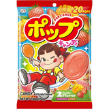 Fujiya Pop Candy Strawberry & Mango Lollipops 20 Pops 114g