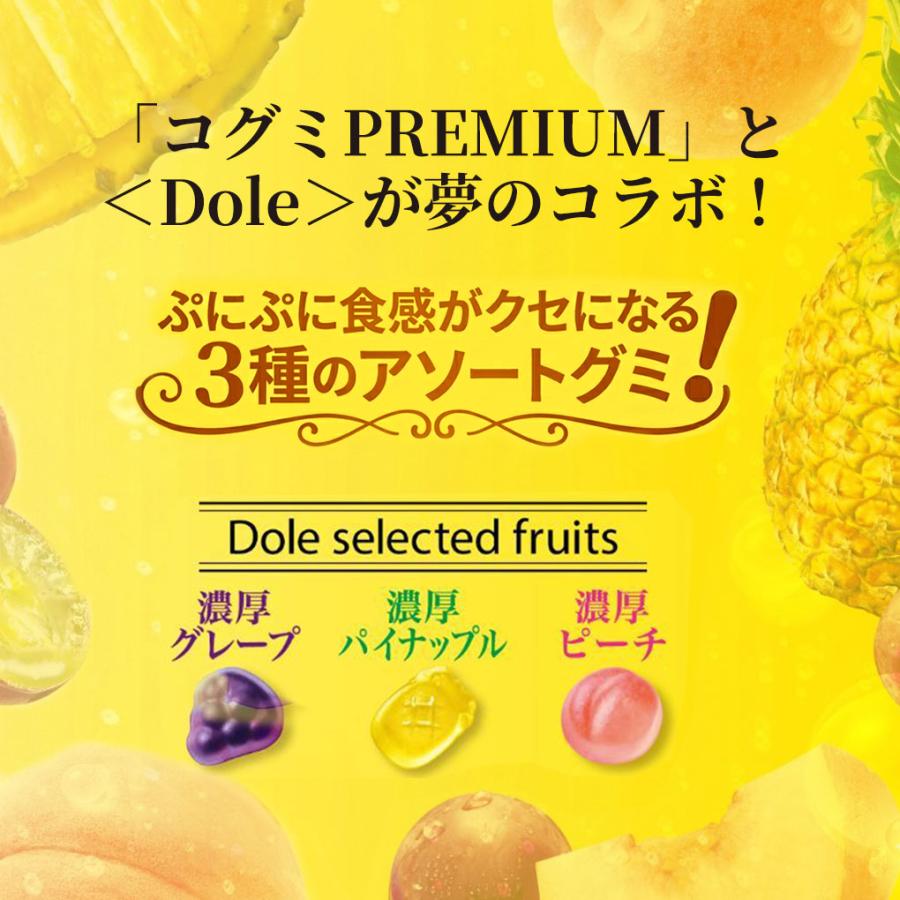 UHA Kogumi Premium Dole Selected Fruits Gummy 67g