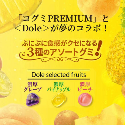 UHA Kogumi Premium Dole Selected Fruits Gummy 67g