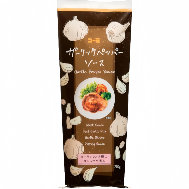 Komi Garlic Pepper Sauce 200g