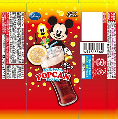Glico Disney Popcan Mickey Shape Lollipop 30pcs