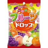 Meito Fruit Drop Assorted Fruit Hard Candy 57g