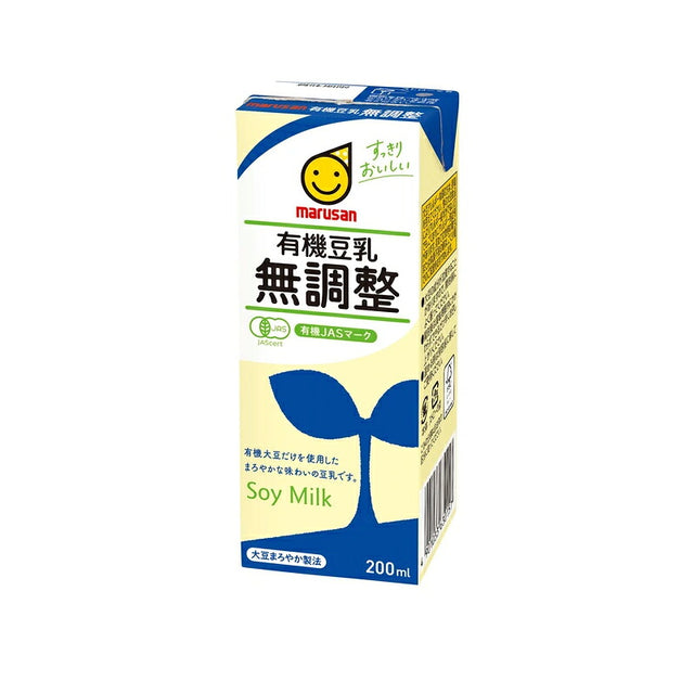 Marusan Organic Unsweetened Soy Milk 200ml