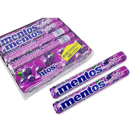Mentos Chewy Dragees Grape Flavor Candy (Japan Edition) 37.5g