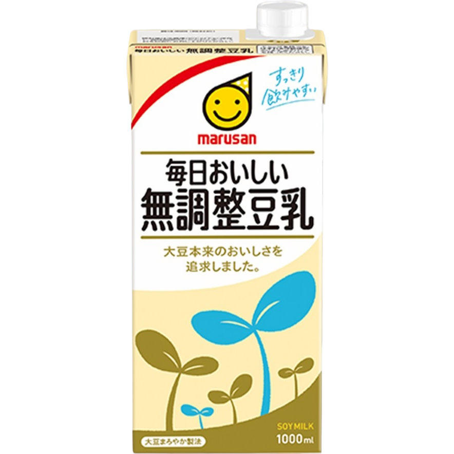Marusan Everyday Delicious Unsweetened Soy Milk 1L
