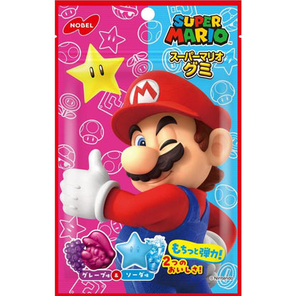 Nobel Super Mario Grape & Soda Gummy Mix 50g