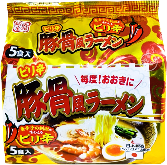 Yamamoto Seifun Spicy Tonkotsu Ramen 470g (5 Packs)