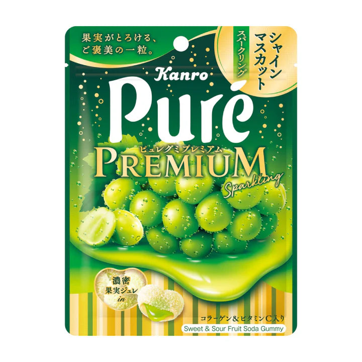 Pure Gummy Premium – Shine Muscat Sparkling Flavor 54g