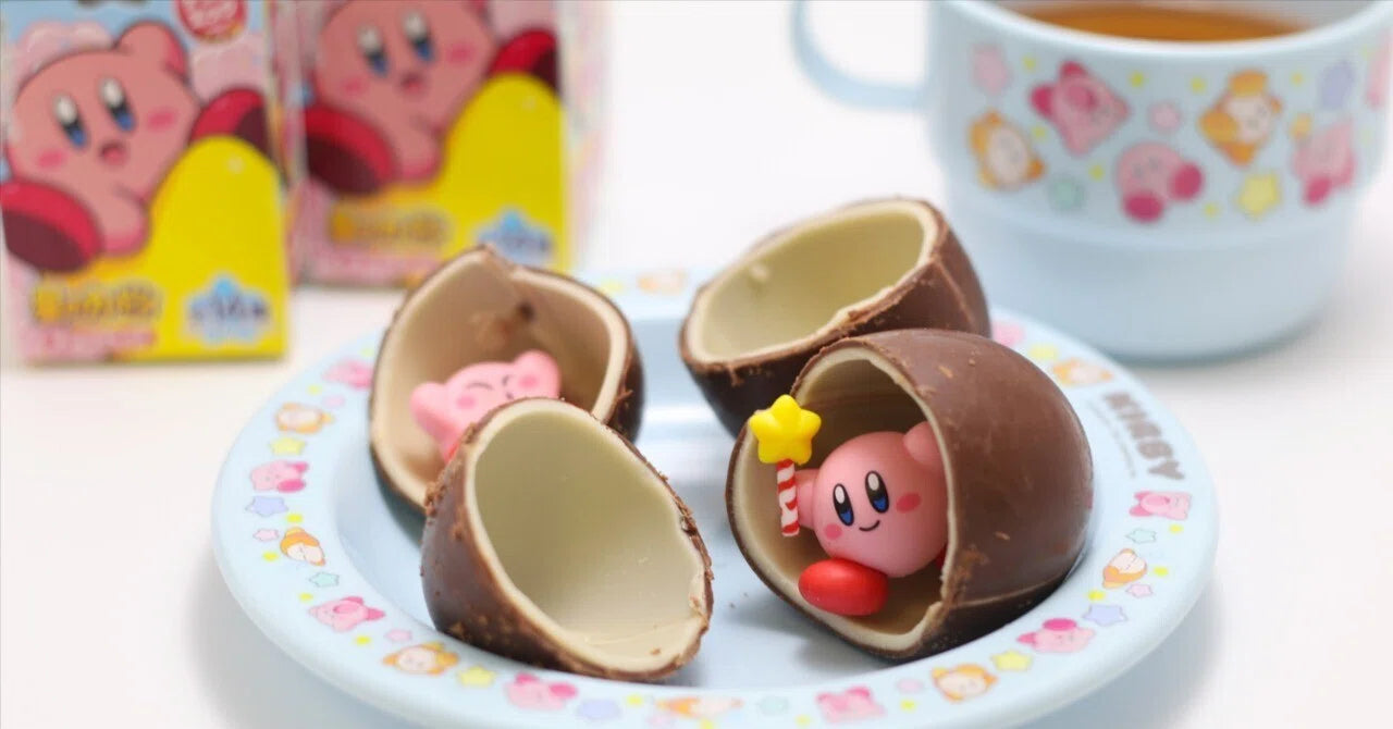 Furuta Choco Egg Kirby Series Milk And White Chocolate 20g