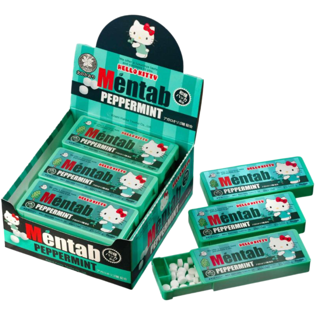 Kitami Hakka Tsusho Mentab Peppermint Mint Tablets Hello Kitty 9g - product image 3