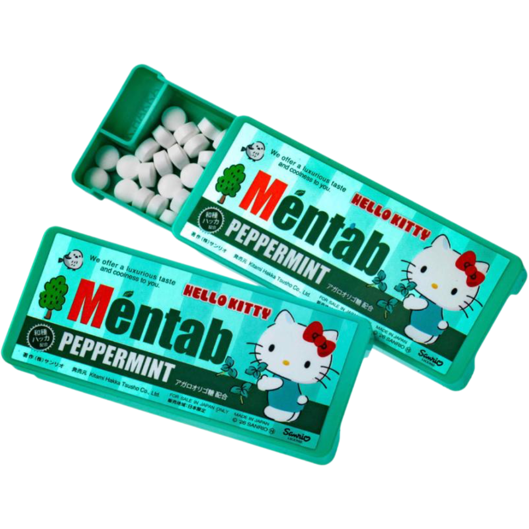 Kitami Hakka Tsusho Mentab Peppermint Mint Tablets Hello Kitty 9g - product image 2
