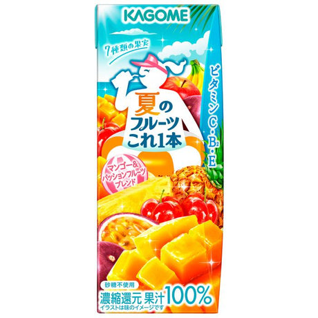 Kagome Vegetable Life 100 Summer Fruit Mixed Juice 200ml