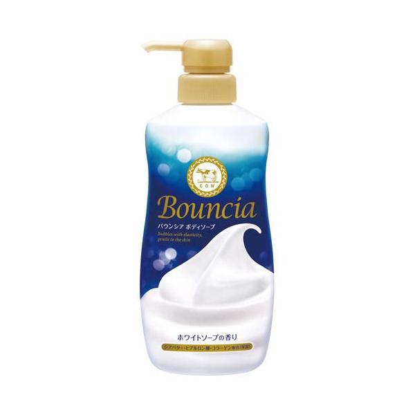 Cow Brand Bouncia Body Soap White Soap 480ml Pump