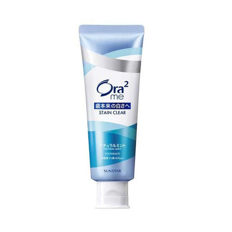 Sunstar Ora2 me Stain Clear Toothpaste Natural Mint 130g – Japanese Whitening