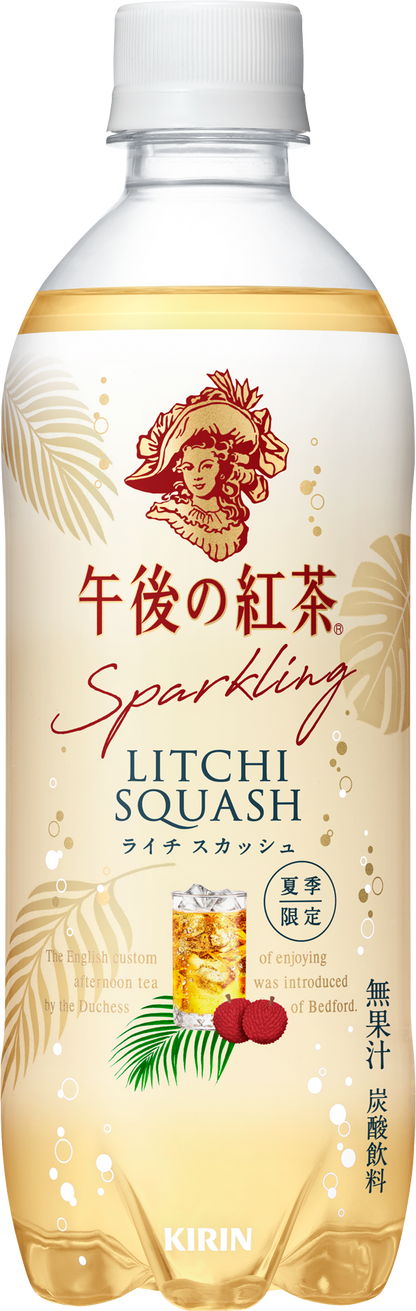 Kirin Litchi Squash Lychee tea Sparkling Drink 500ml