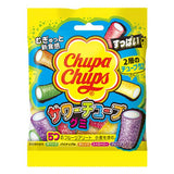 Kracie Chupa Chups Sour Injected Gummy Sour Belt Tubes Mixed Fruit 55g