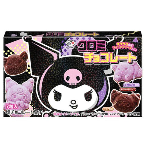 Fujiya Sanrio Kuromi Shape Chocolate Blueberry & Cocoa Flavor 35g