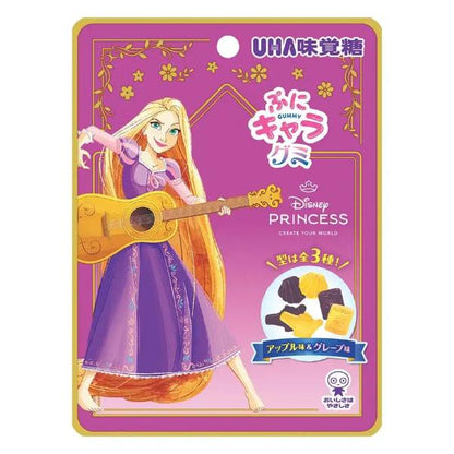 UHA Puni Kyara Disney Princess Gummy Apple And Grape 50g