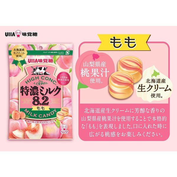 UHA Mikakuto High Concentrated Milk 8.2 Peach Candy 70g