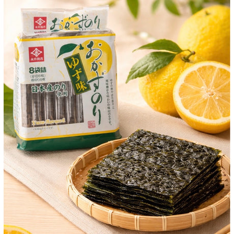 Nagai Nori Yuzu Flavour Seasoned Seaweed 8 Packs