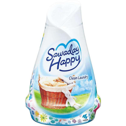 Kobayashi Sawaday Happy Room Air Freshener Clean Laundry 120g