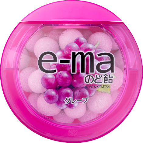 UHA E-MA Grape Throat Candy Container 33g